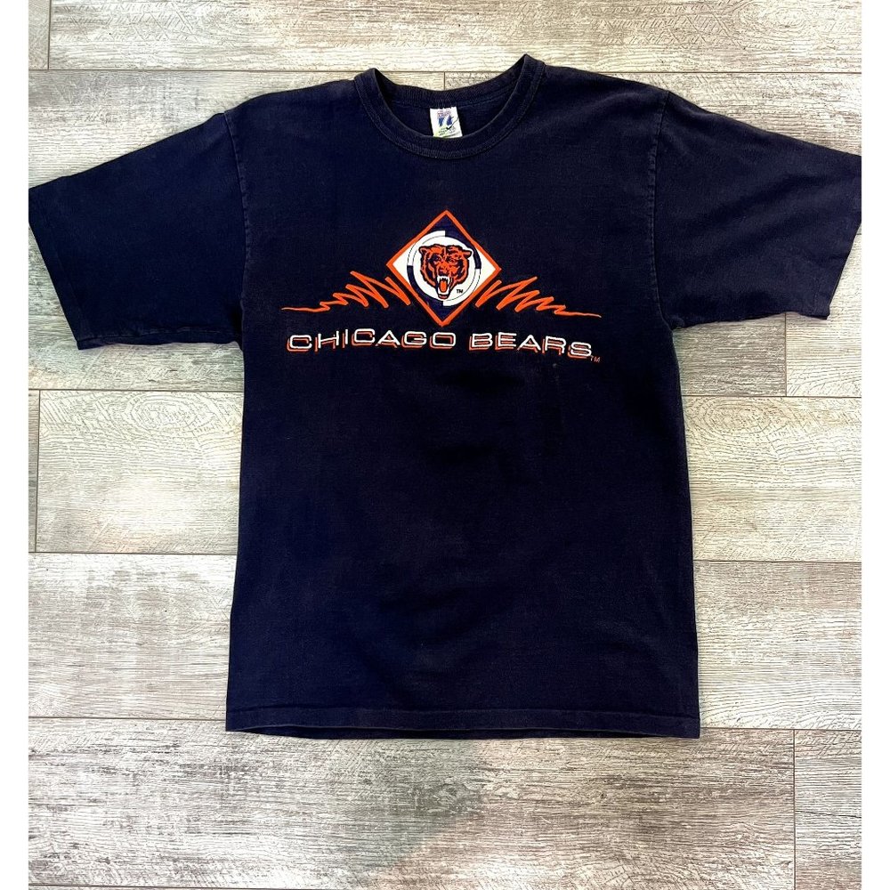 Vintage 90's NFL Chicago Bears Football T-Shirt Logo 7 Size M